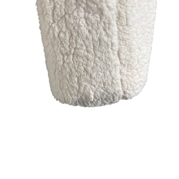 NSF Toni Teddy Faux Fur Long Duster Coat in Ivory Size M - Picture 14 of 14